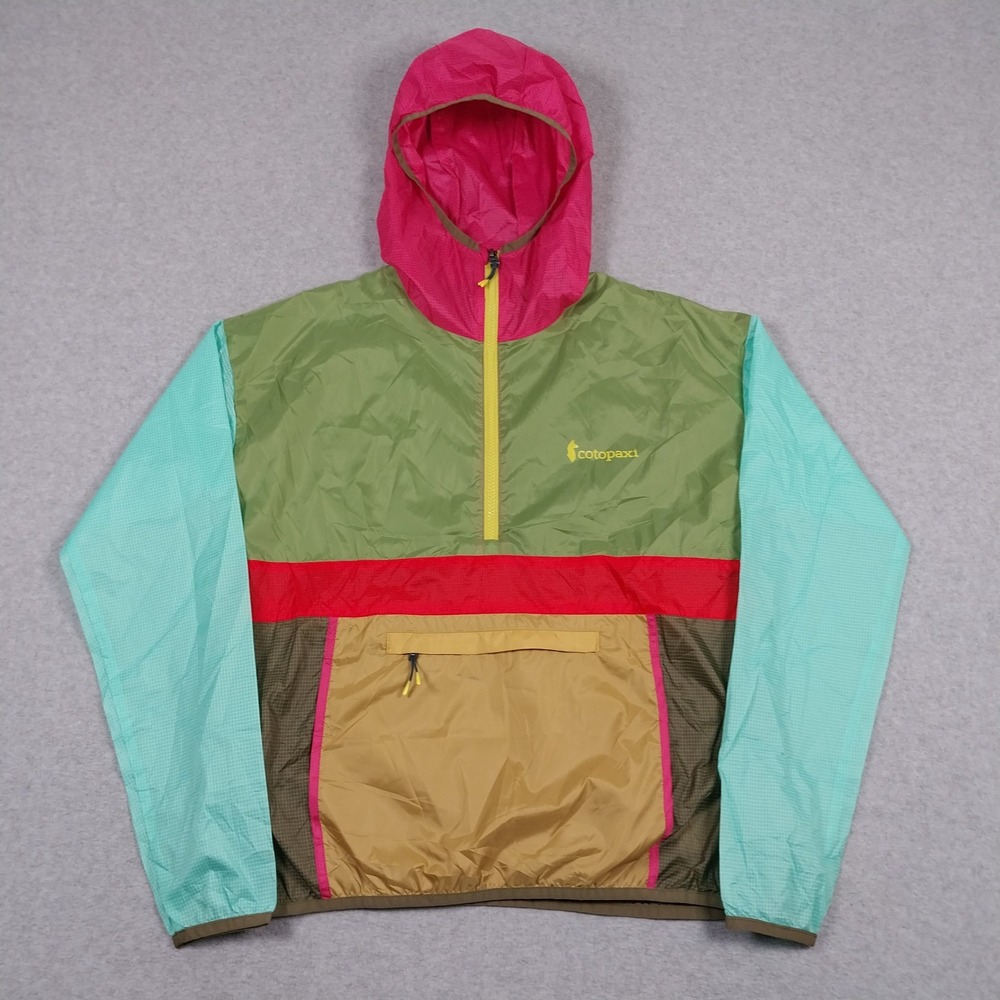 Cotopaxi Windbreaker Womens Small Colorblock Teca Half Zip Packable Hoodie